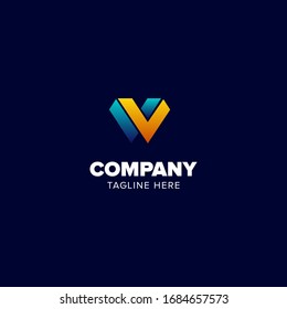 Initial Logo Design Alphabet W