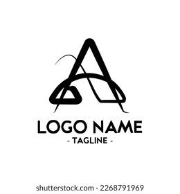 Initial A Logo Design. Capital Letter for Monograms and Logos