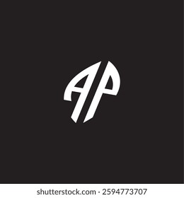 Initial logo design esport AP gaming and bold concept