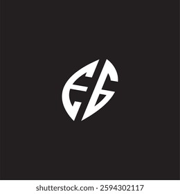 Initial logo design esport EG gaming and bold concept