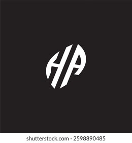 Initial logo design esport HA gaming and bold concept