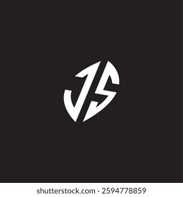 Initial logo design esport JS gaming and bold concept 