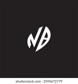 Initial logo design esport NB gaming and bold concept 