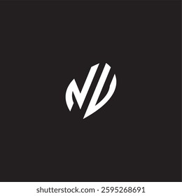 Initial logo design esport NV gaming and bold concept