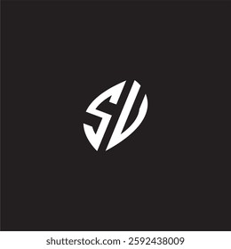 Initial logo design esport SV gaming and bold concept