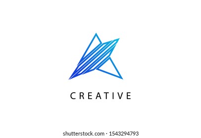 Initial a logo design. Letter a icon logo with elegant design for your business.