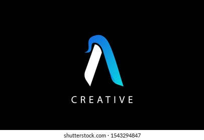 Initial a logo design. Letter a icon logo with elegant design for your business.