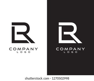 Initial Letter Rlrl Logo Template Vector Stock Vector (Royalty Free ...