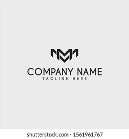 initial logo design with the MM prefix