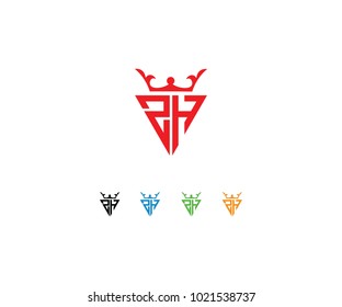 Initial logo design SH