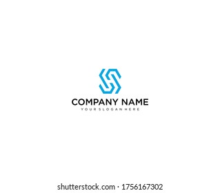 Initial logo design SI and SH. Monochrome monogram, minimal linear creative symbol. Universal elegant vector sign design. Premium business logo. Graphic alphabet symbol for company business identity