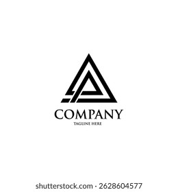 Initial logo design template. Trendy style, vector eps 10