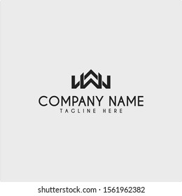initial logo design with the WW prefix