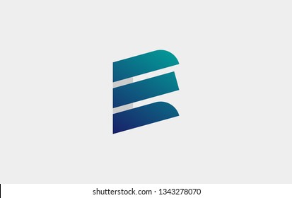 Initial Logo E with Piano Icon
