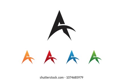 A initial logo for finance, technology, construction, law.