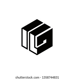 The initial logo G minimalis