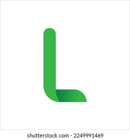 Initial Logo Gradient Icon Vector
