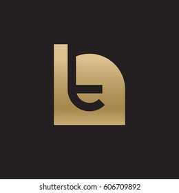 initial logo ht, th, t inside h rounded letter negative space logo gold