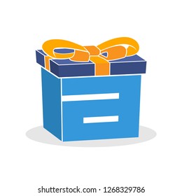 Initial logo icon for a gift shop business with the initials letter A