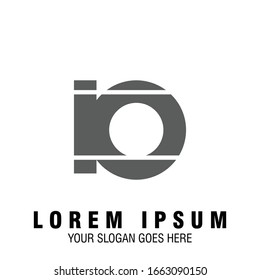 
Logotipo inicial io i o letra mayúscula plantilla. Modern Abstract Design para empresa, organización, publicidad, sitio web y más. Ilustración vectorial.
