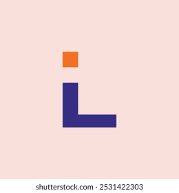 logotipo inicial L | Letra L Diseño de Logo Concepto Alfabeto Fuente. Ilustración vectorial.