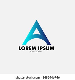 A initial logo letter for business company
