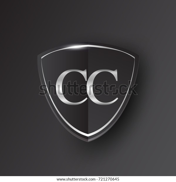 Initial Logo Letter Cc Shield Icon Stock Vector (Royalty Free) 721270645