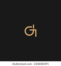 initial logo letter GL, GL linked logotype concept.
