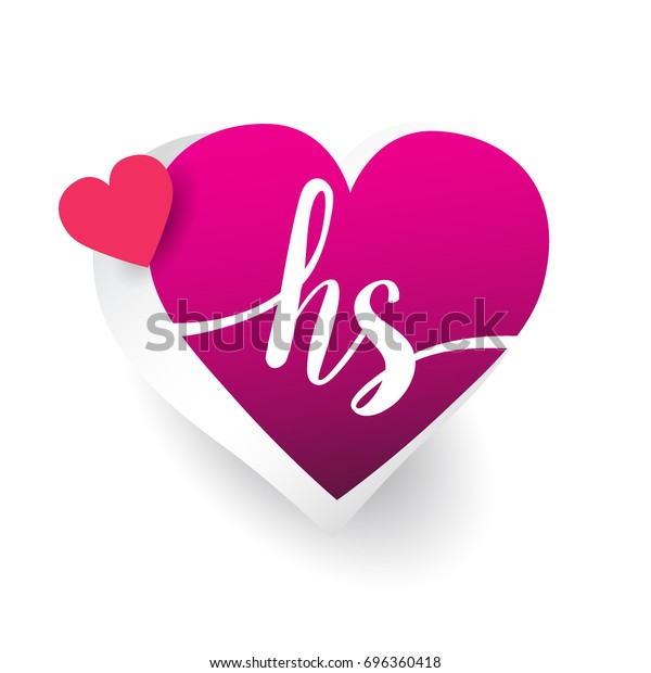 Romantic Love Heart H Name Wallpaper