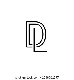 Initial Logo Letter Ld Monogram Stock Vector (Royalty Free) 1838761597 ...