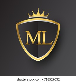 Ml Logo Design Images Stock Photos Vectors Shutterstock