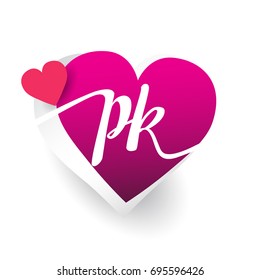 initial logo letter QI with heart shape red colored, logo design for wedding invitation, wedding name and business name
