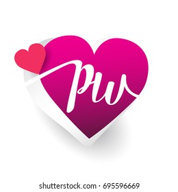 initial logo letter QI with heart shape red colored, logo design for wedding invitation, wedding name and business name
