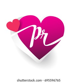 initial logo letter QI with heart shape red colored, logo design for wedding invitation, wedding name and business name
