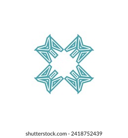 Initial logo letter X company design