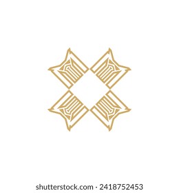 Initial logo letter X company design