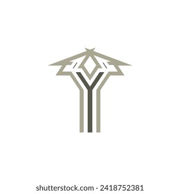 Initial logo letter Y company design