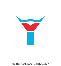 Initial logo letter Y company design