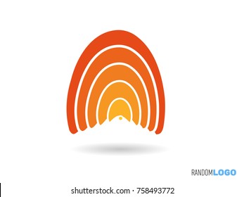 A initial logo. letter for your new startup