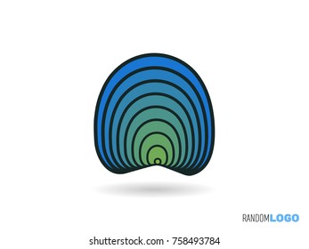 A initial logo. letter for your new startup
