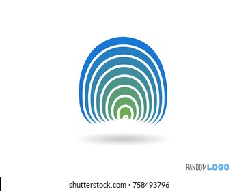 A initial logo. letter for your new startup