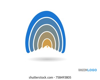 A initial logo. letter for your new startup