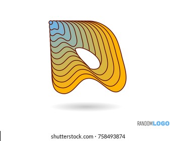 A initial logo. letter for your new startup