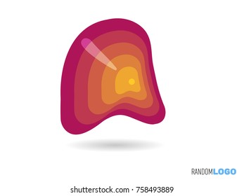 A initial logo. letter for your new startup