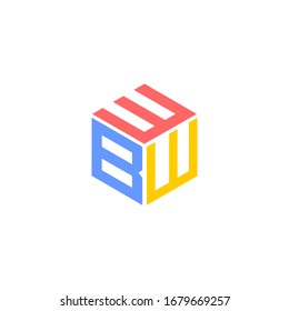 Initial logo with the letters WBW