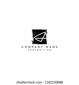A initial logo luxury style