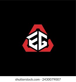 EG initial logo modern and futuristic concept for esport or gaming logo