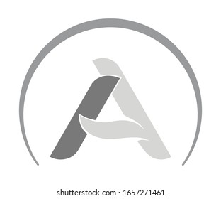 Initial logo for logo name beginning with "A"