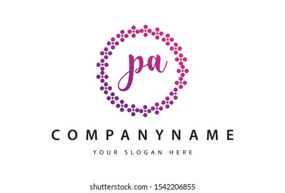 Initial Logo PA Design Vector - Vector