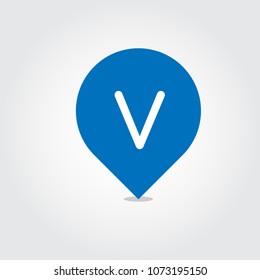 initial logo pin location